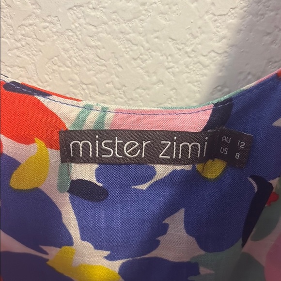 Mister Zimi size 8 Winifred midi dress in Hawaii print - Picture 2 of 5
